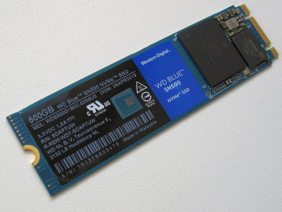 WD NVMe Blue SN500: от эксклюзива к мейнстриму