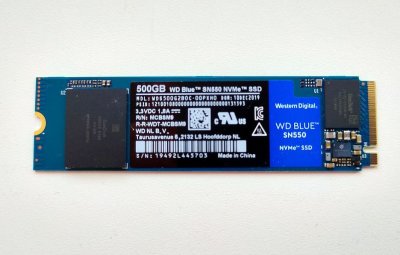 WD Blue SN550: NVMe в массы!