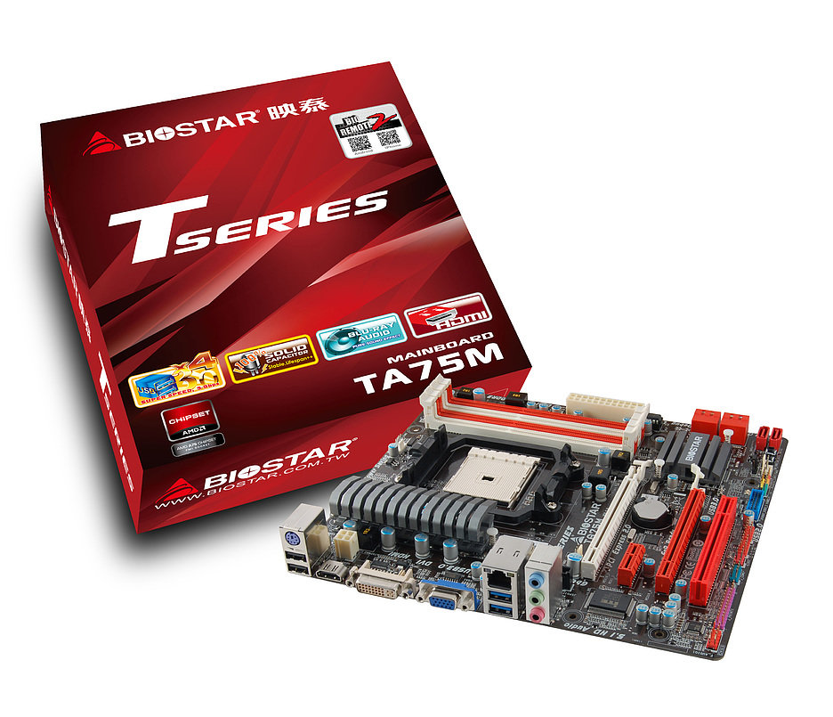 BIOSTAR TA75M: производительная экосистема с чипами AMD Socket FM1